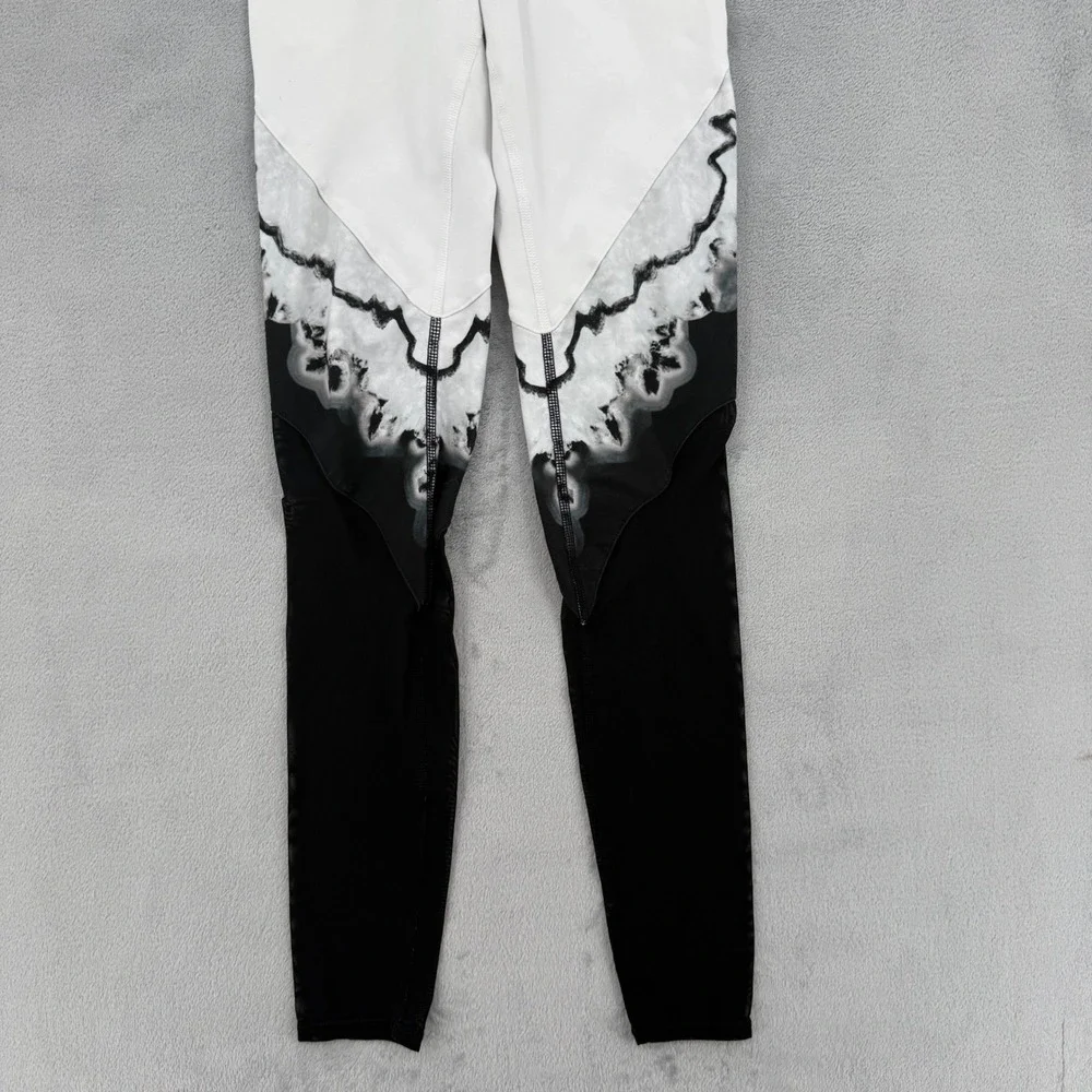 Alo‎ Yoga High Waist Colorblock Marble Graphic Leggings Women's Size XS